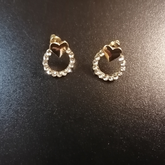 Heart earrings - Picture 2 of 3